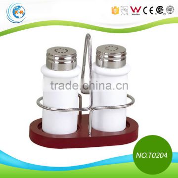 2Pcs Home Use Ceramic Salt And Pepper Shaker