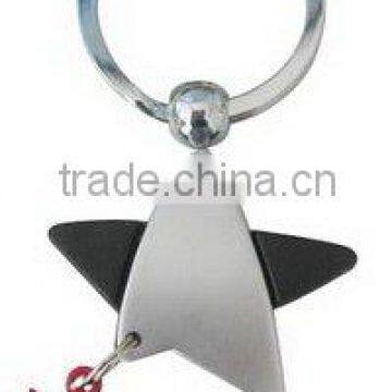 special design metal star key chain