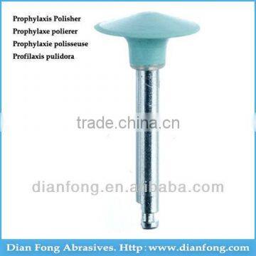 Ar105F Light Green RA Shank Low Speed Wheel Silicone Rubber Prophylaxis Polisher For Polishing Ceramic Dental Tools