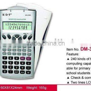 12 digits student calculator with two line LCD display DM-3950