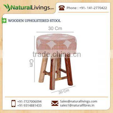 Superior Quality Standard Size Upholstered Stool