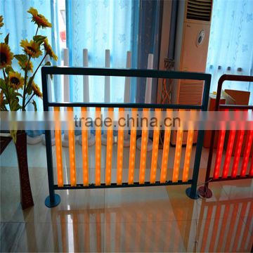 led luminious plastic railing, colorful led lighted railing