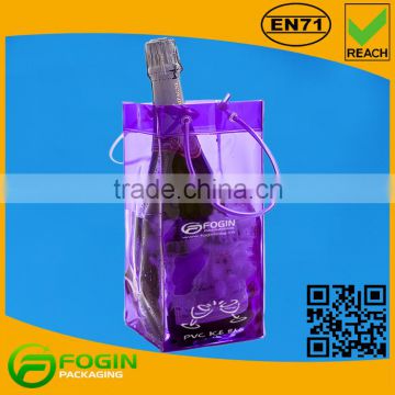 Custom Design PVC Ice Pack Wine Cooler Bag