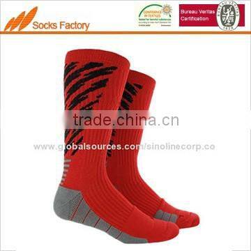 Men's and women's functional sports outdoor socks red color