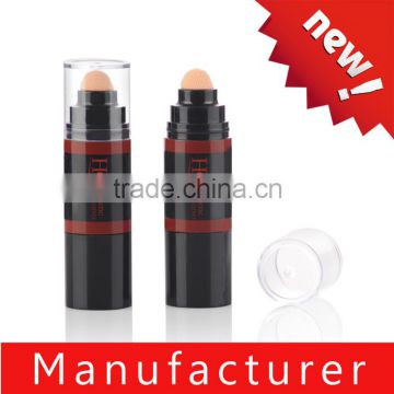 Unique empty makeup cosmetic concealer tube with applicator