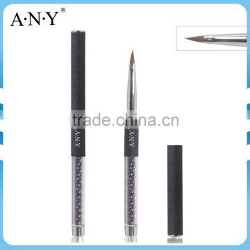 ANY 2016 New Fashion Pure Kolinsky Hair Beauty Pearl Inside Nail Acrylic Art Brush Pure Color Hot Sale
