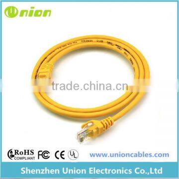 6Ft Yellow Cat5 Crossover Patch Cable