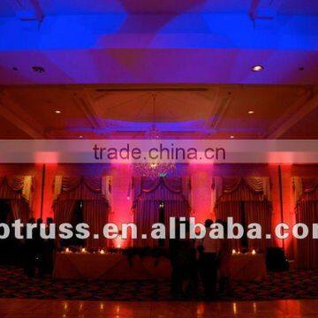 2015 China wholesale pipe and drape wedding stage backdrop decoration wedding stage decoration