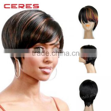 Cheap wholesale factory 100% human hair silk base full lace wig