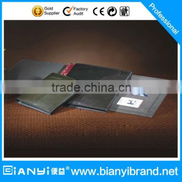 Huaben 2016 grade leather A5 notebook can be customized