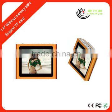 Without memory 1.8"TFT screen hindi movies video songs mp4 player Support TF card