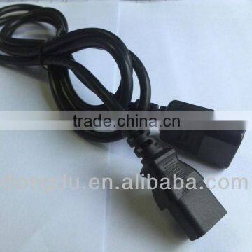 IEC C13 to C14 VDE power extension lead