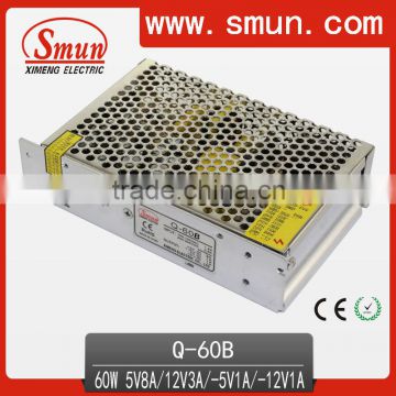 60W AC/DC Quad Output Switching Power Supply(Q-60B)