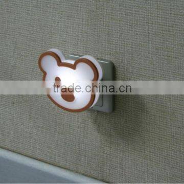 FGE Cute Bear Shape Auto CDS PIR LED Motion Sensor Light