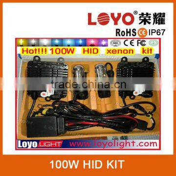 12V 3000~30000K 100W HID Bulb