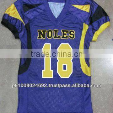 American football jersey tackle twill heavy mesh spandex