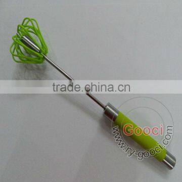 Better Beater Push Rotation Whisk Frother, mixer, foamer, whizzy, egg, milk