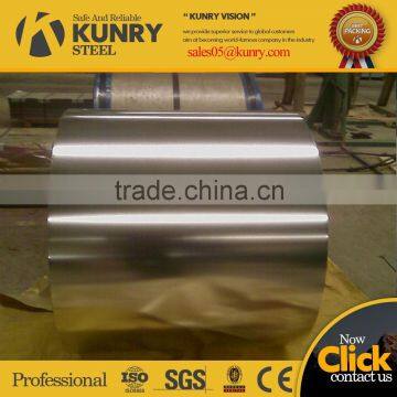 secondary tinplate coils,tinplate strip with 0.25mm , BA , 1.1/1.1g/m2 , T2.5, SPCC with best price