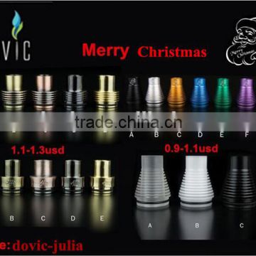 beautiful colorful acrylic/ss/glass wide bore drip tip for Christmas!!!!!!!!!!!