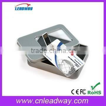 usb flash drive data preload with box card style usb with full color print 1GB-64GB