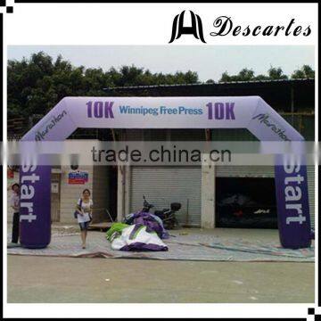 Gradual color inflatable square archway, inflatable entrance arch for advertising