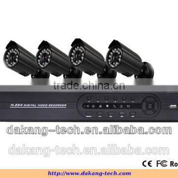 cctv dvr kit h.264 4CH DIY cctv camera dvr kit outdoor cctv camera dvr kit