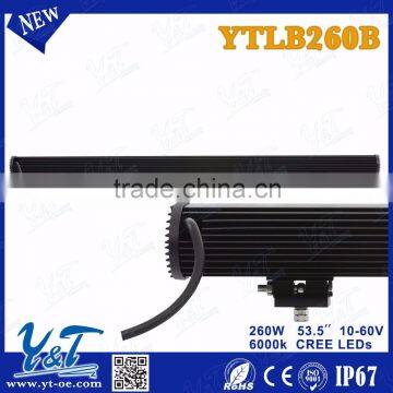 Fast Shipping Aluminium Housing Led Working Light Bar 4x4 Led Car Light 260w Auto Led Car Light Bar for go Kart Made in China photo-2