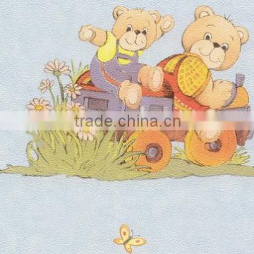 China wallpaper for kidroom /Wallpaper manufacture for kids /Wallpaper made in china