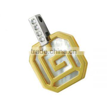 Stainless Steel tanishq new design gold pendant for men LP5041-1