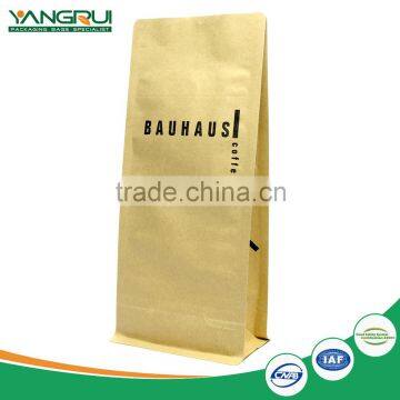 Wholesale flat bottom coffee bag with valve