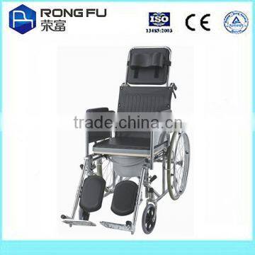 foldable alumininum manual wheelchair with high back