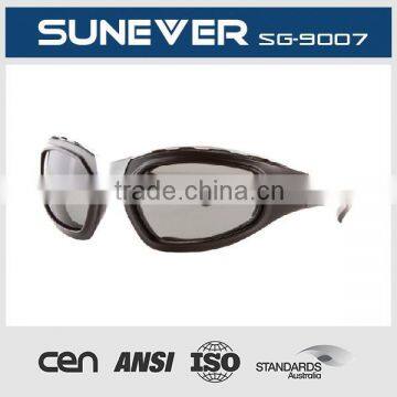 Cover spray on special design motor sunglasses and motorcycle sunglasses