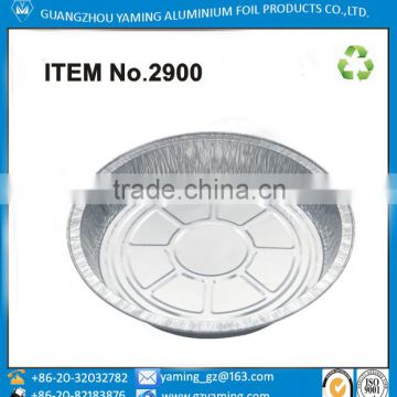 item no 2900 foil containers 9 inch full edge flange aluminium foil pizza pan