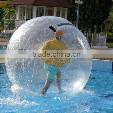 Fun quality inflatable water ball for people