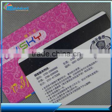 2015 hot sell!!!Hotel rewritable metal magnetic stripe card