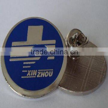 Custom antique brass metal badge in any shape