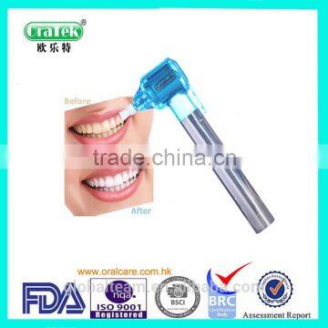 2015 Most Popular Teeth Whitening Use Blue Color No Battery Tooth Whitener