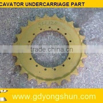 EXCAVATOR SUMITOMO SH120 SPROCKET,EXCAVATOR UNDERCARRIAGE PART