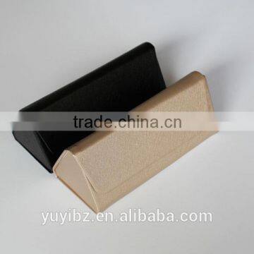 leather box for sunglasses triangle folding sunglasses case