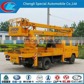 Japanese brand k 360 rotation 16m high platform operation trucK hydraulic platform truck