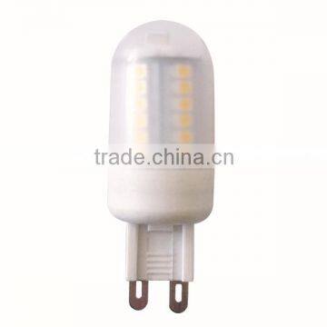 MINI G9 +2W LED corn bulb light for chandelier +SMD 3528+2 yrs warranty