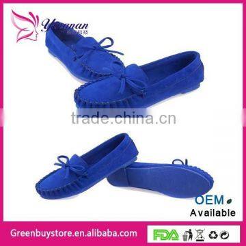 2015 New Trendy Casual Flat Heel Shoes Bow Knot Round Toe Slip Candy Color Loafer Shoes Autumn Comfortable Women Shoes photo-3