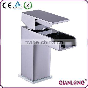 QL-0882 copper bathroom basin faucet waterfall basin mixer