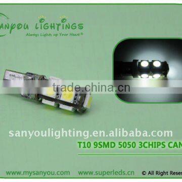 Epistar chips 5050 9smd Canbus t10 led tube light