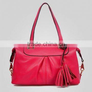 Custom Royal Women Leather Extra Large Tote Bag With Zipper Pocket photo-5