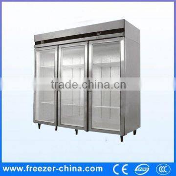 Glass Door Direct Cooling Flower Cooler Display Showcase
