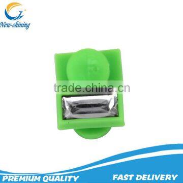 Fancy style slipper plastic button