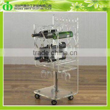 DDW-S043 ISO9001 Shenzhen Factory Wholesale SGS Test Modern Wine Display Shelves