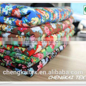 100% polyester interlock fabric for printed dress fabric for making dresses beautiful fabric for dresses