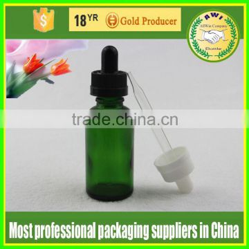 All sorts of color bottle glass 15ml 25ml 35ml glass drops bottles and child- proof caps with